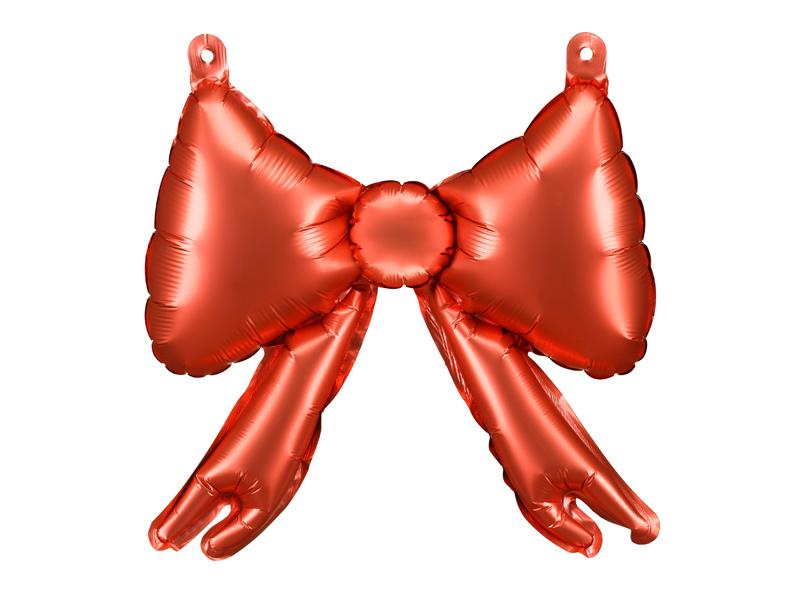 BALONY FOLIOWE DO GIRLAND KOKARDY 34,5X28,5CM CZERWONY