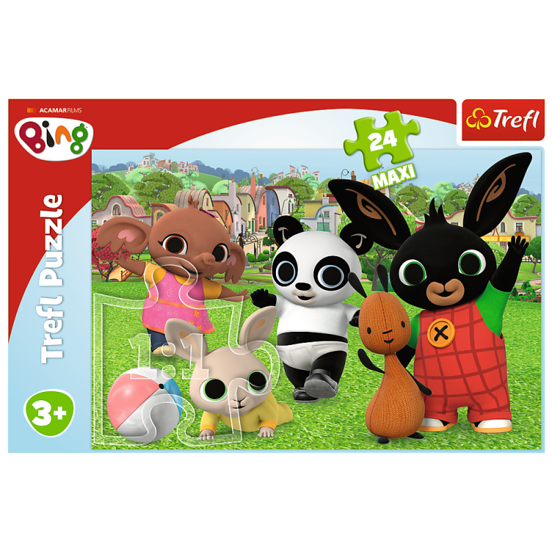 PUZZLE 24 TREFL MAXI ZABAWA W PARKU BING