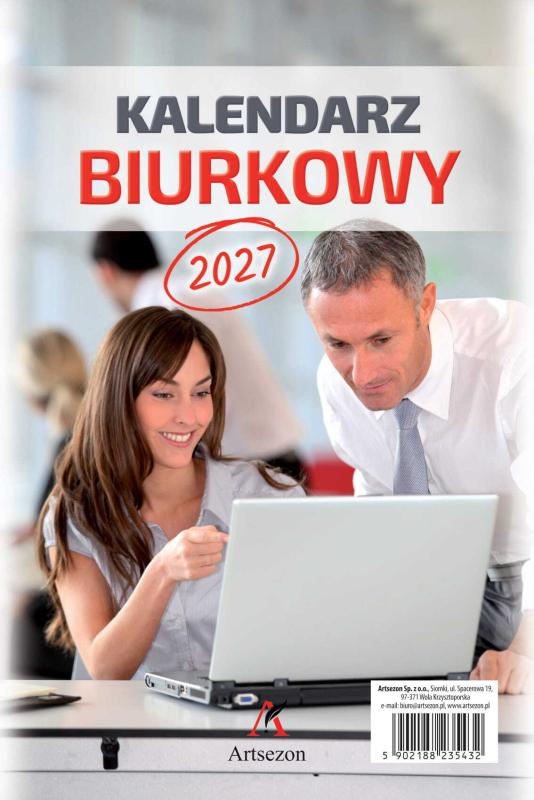 KALENDARZ BIURKOWY A5 2027