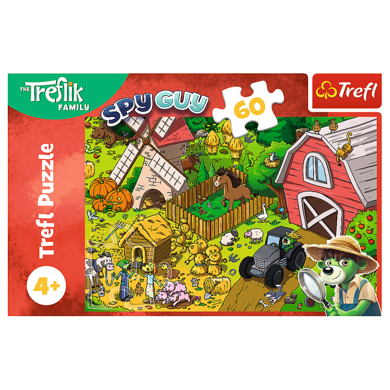 PUZZLE 60 TREFL TREFLIKI NA FARMIE