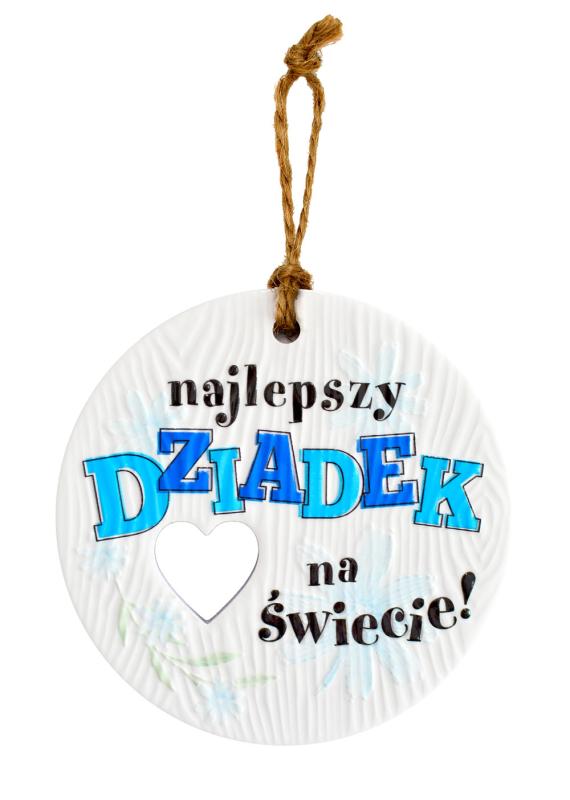ZAWIESZKI CERAMICZNE DZIADEK I BABCIA