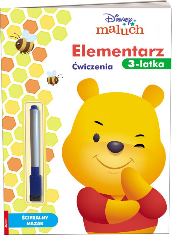 KSIĄŻECZKA DISNEY MALUCH.ELEMENTARZ.ĆWICZENIA 3-LATKA