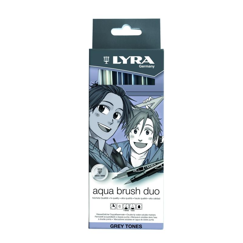 PISAKI 6 AQUA BRUSH SZAROŚCI