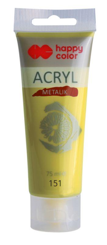 FARBA AKRYLOWA 75ML GDD ZIELONE ZŁOTO METALLIC