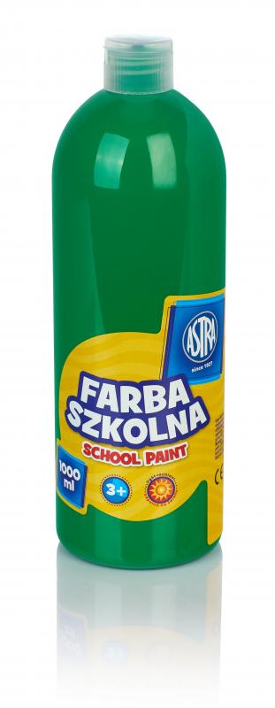 FARBA SZKOLNA ASTRA 1000ML JASNOZIELONA