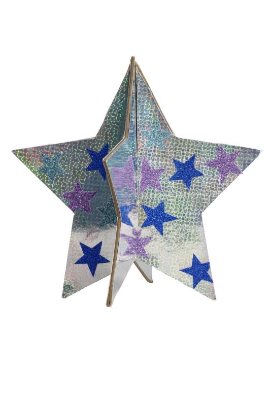 ZESTAW KSZTAŁTÓW TEKTUR.3D STARS A'3 18,13,9CM