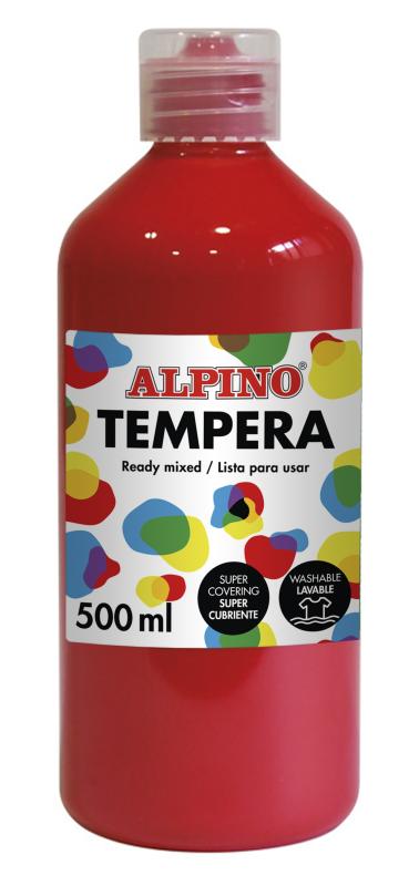 FARBA PLAKATOWA ALPINO 500ML CZERWONY