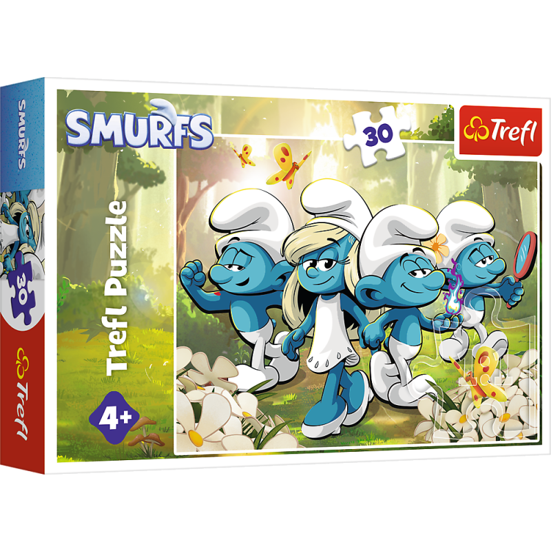 PUZZLE 30 TREFL SMERFNE PRZYGODY