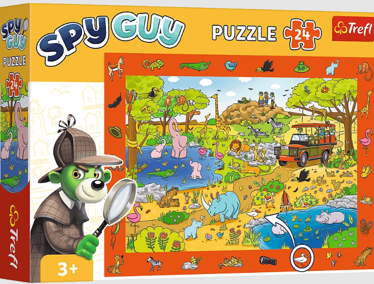 PUZZLE 24 TREFL OBSERWACYJNE.SPY GUY - SAFRRI RODZINA TREFLIKÓW