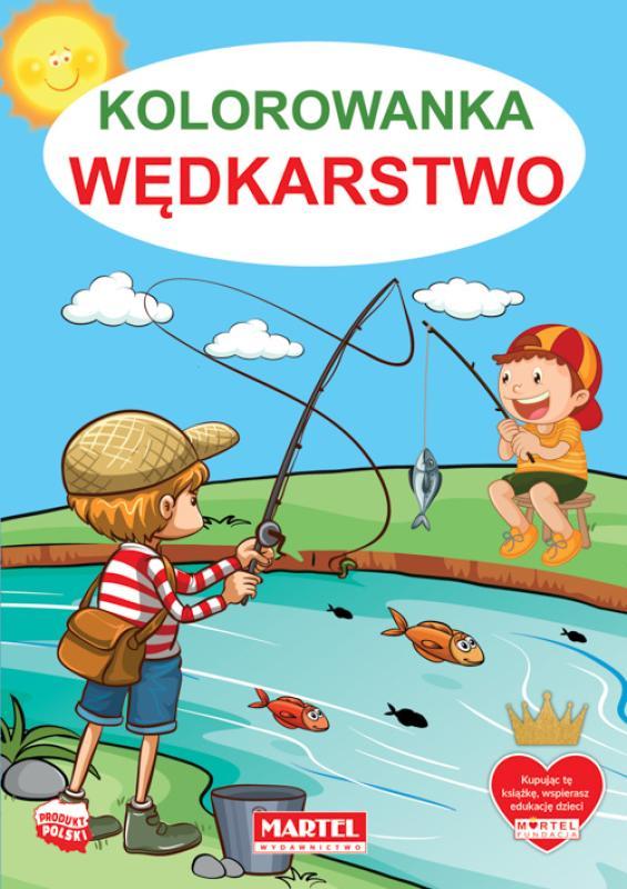 KSIĄŻECZKA KOLOROWANKA WĘDKARSTWO