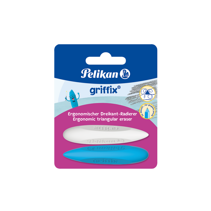 GUMKA GRIFFEX PELIKAN NIEBIESKA BL