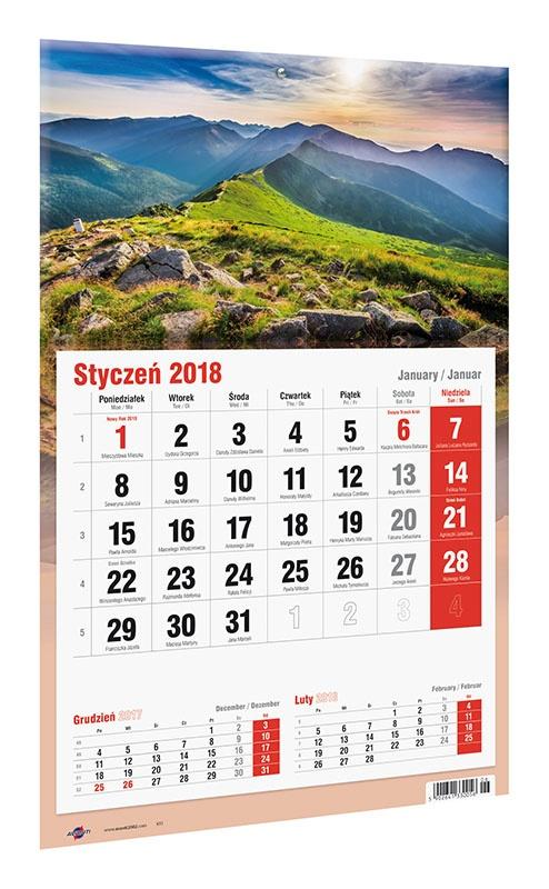 KALENDARZ TRÓJDZIELNY JEDNODZIELNY 2027