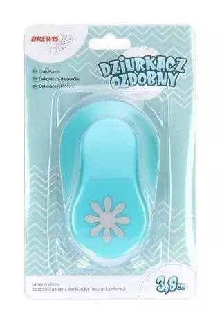 DZIURKACZ OZDOBNY 3.8CM D38-34 KWIATEK