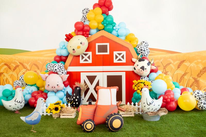 BALON FOLIOWY KRÓWKA 57X47CM MIX