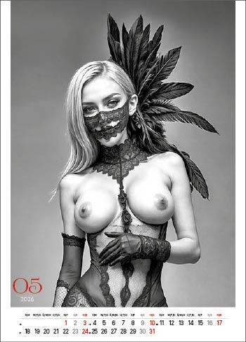 KALENDARZ WIELOPLANSZOWY EROTIC ART JOTAN STANDARD