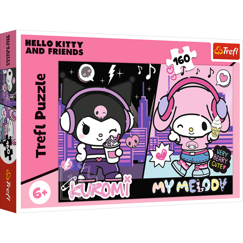 PUZZLE 160 TREFL KUROMI RZĄDZI HELLO KITTY