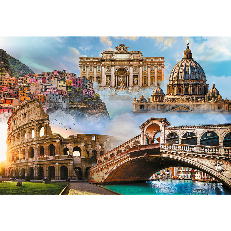 PUZZLE 1500 TREFL ULUBIONE MIEJSCA: WŁOCHY