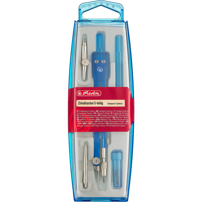 CYRKIEL SZKOLNY HERLITZ ZEST. 5-CZ. MIX KOLOR