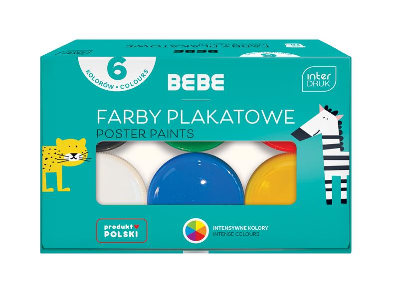 FARBY 6 PLAKATOWE BB KIDS