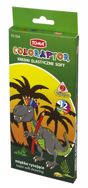 KREDKI 12 ELASTYCZNE COLORAPTOR SOFT