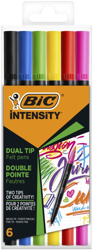 PISAK BIC DUAL TIP A6 DWUSTRONNY
