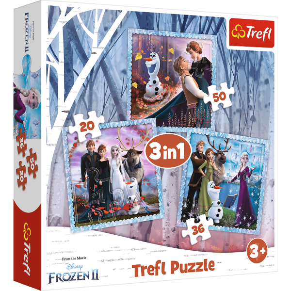 PUZZLE 3W1 TREFL MAGICZNA OPOWIEŚĆ