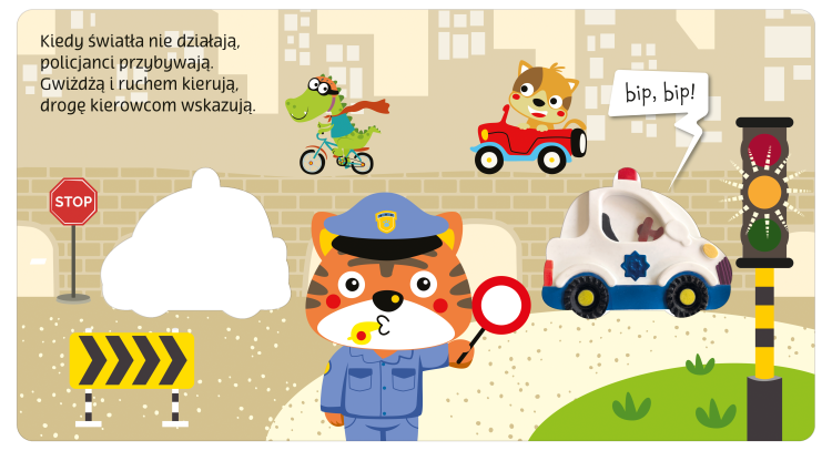 KSIĄŻECZKA MOJE PIERWSZE DŹWIĘKI-POLICJA