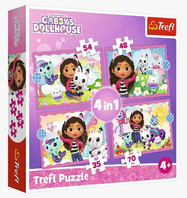 PUZZLE 4W1 TREFL PRZYGODY GABI