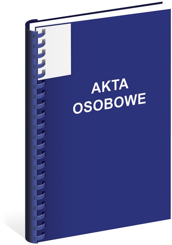 TECZKA AKT OSOBOWYCH 02 NIEBIESKIE