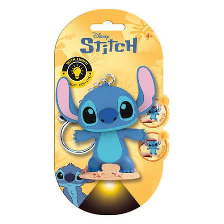 BRELOK FIGURKA 3D Z LATARKĄ LED STITCH