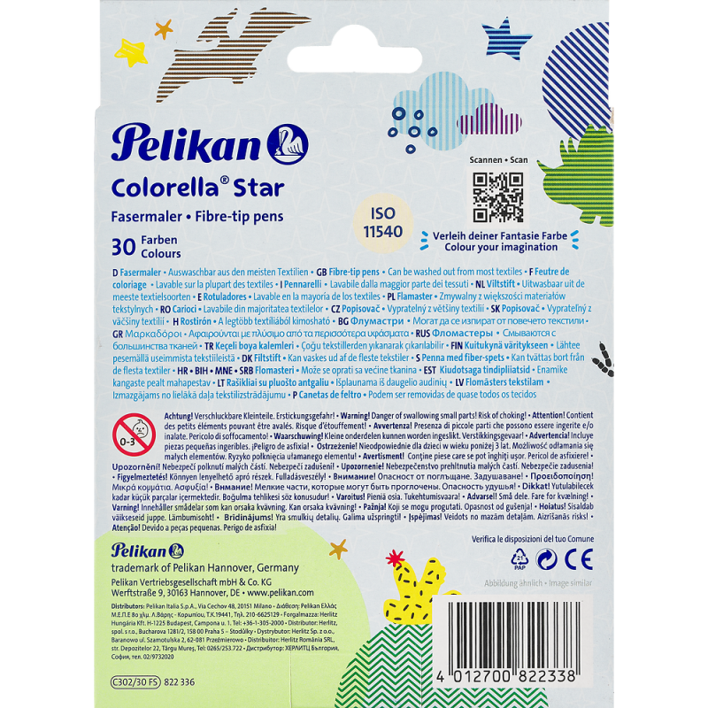FLAMASTRY PELIKAN COLORELLA C302 30SZT ET
