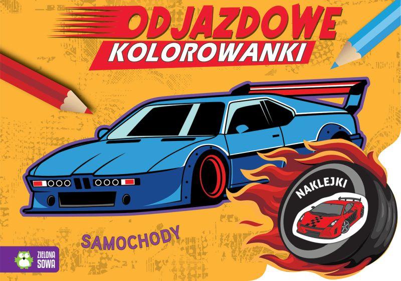 KSIĄŻECZKA ODJAZDOWE KOLOROWANKI.SAMOCHODY