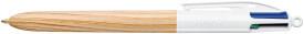 DŁUGOPIS BIC 4 COLOURS WOOD NATURAL A/12
