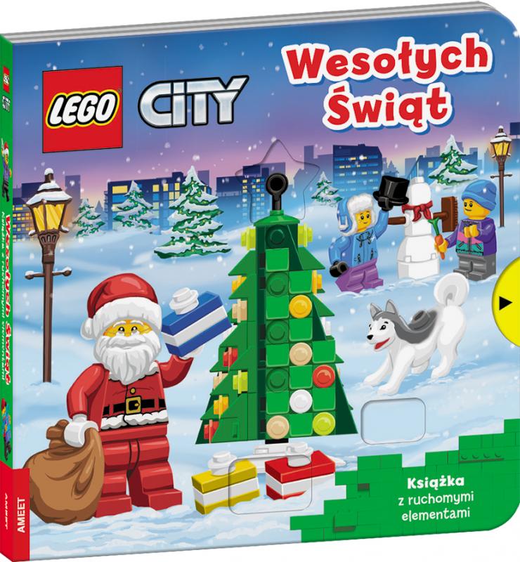 KSIĄŻECZKA LEGO CITY. WESOŁYCH ŚWIĄT. KSIĄŻKA Z RUCHOMYMI ELEMENTAMI