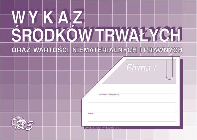 DRUK M WYKAZ ŚRODKÓW TRWAŁYCH