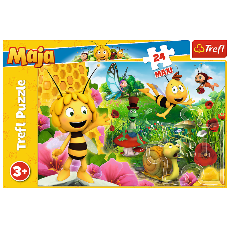 PUZZLE 24 TREFL MAXI W ŚWIECIE PSZCZÓŁKI MAI