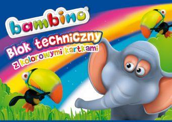 BLOK TECHNICZNY A4 KOLOR BAMBINO STAND A'10