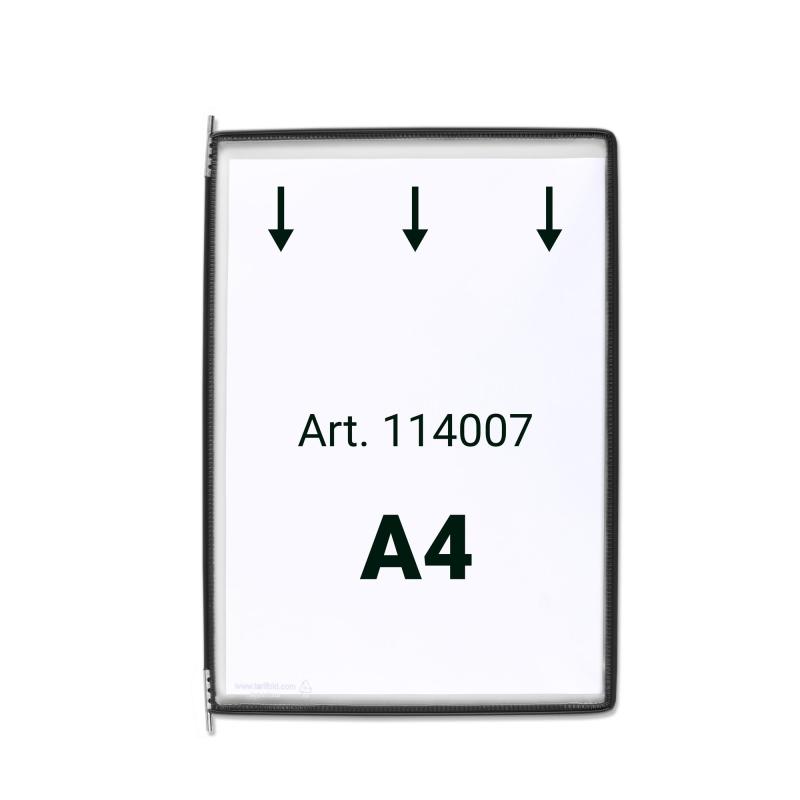 PANEL PREZENTACYJNY TARIFOLD A4 10SZT CZARNY