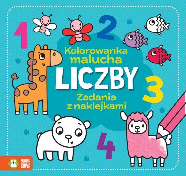 KSIĄŻECZKA KOLOROWANKA MALUCHA. LICZBY