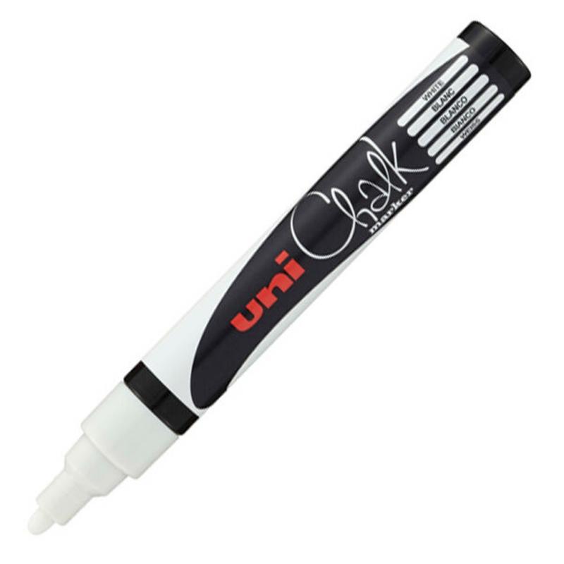 MARKER KREDOWY UNI PWE-5M BIAŁYY DO TABLIC