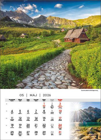 KALENDARZ WIELOPLANSZOWY TATRY JOTAN STANDARD
