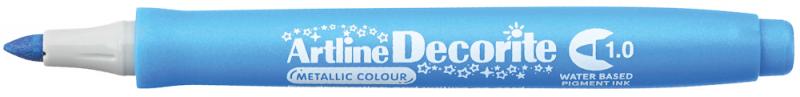 MARKER DECORITE 1MM MET.NIEB
