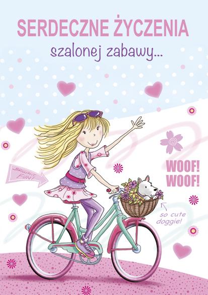 LAURKA B6B POLMAK BROKAT SERDECZNE ŻYCZENIA DZIECIĘCE