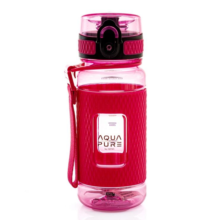 BIDON AQUA PURE BY ASTRA 400 ML - NEON PINK