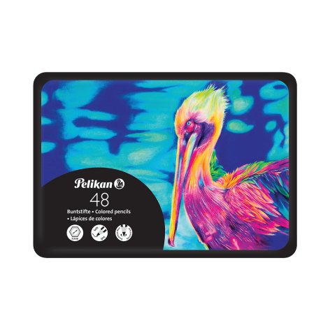 KREDKI 48 PELIKAN PREMIUM METALOWE ETUI