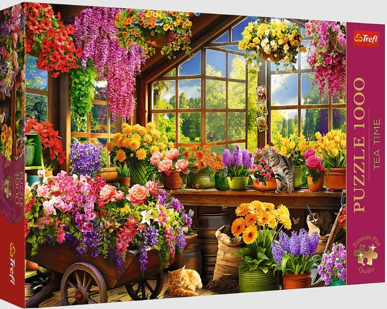 PUZZLE 1000 TREFL TEA TIME PRZYGOTOWANIA DO WIOSNY