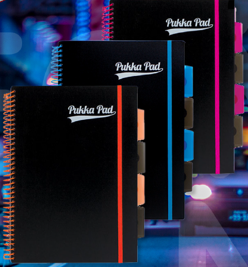 KOŁOZESZYT B5 # PUKKA PP NEON NIEBIESKI