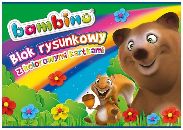 BLOK RYSUNKOWY A4 KOLOR BAMBINO 16k