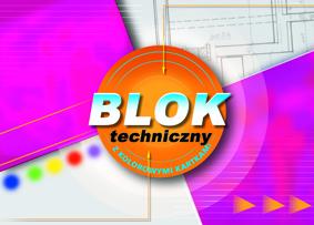 BLOK TECHNICZNY A4/10 KOLOR KRESKA