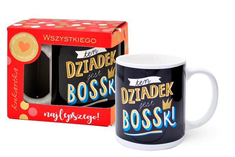 KUBEK PREMIUM KUKARTKA DZIADEK I BABCIA DIB